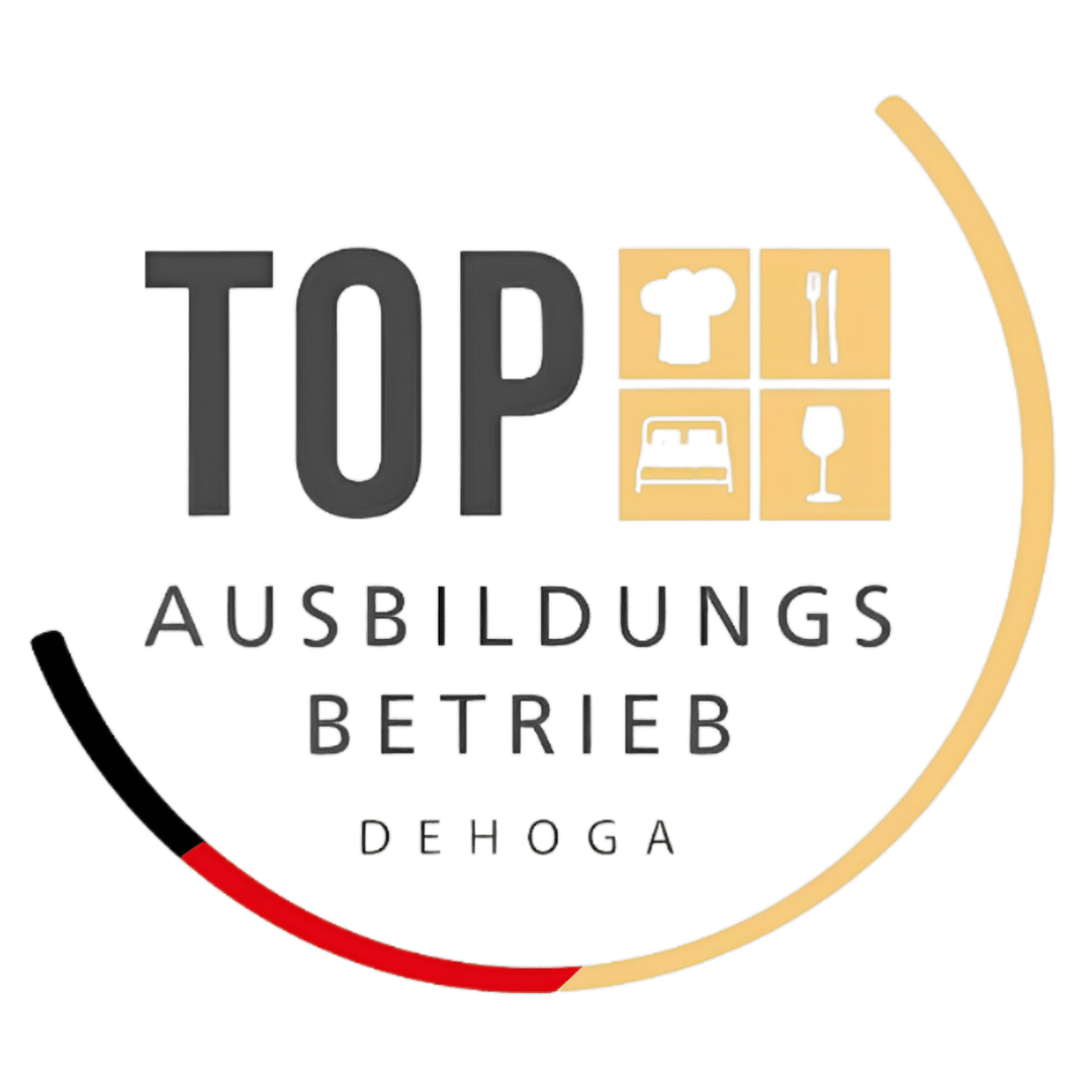 Auszeichnung „Top Ausbildungsbetrieb“ des DEHOGA für herausragendes Engagement in der Ausbildung im Hotel- und Gastgewerbe.