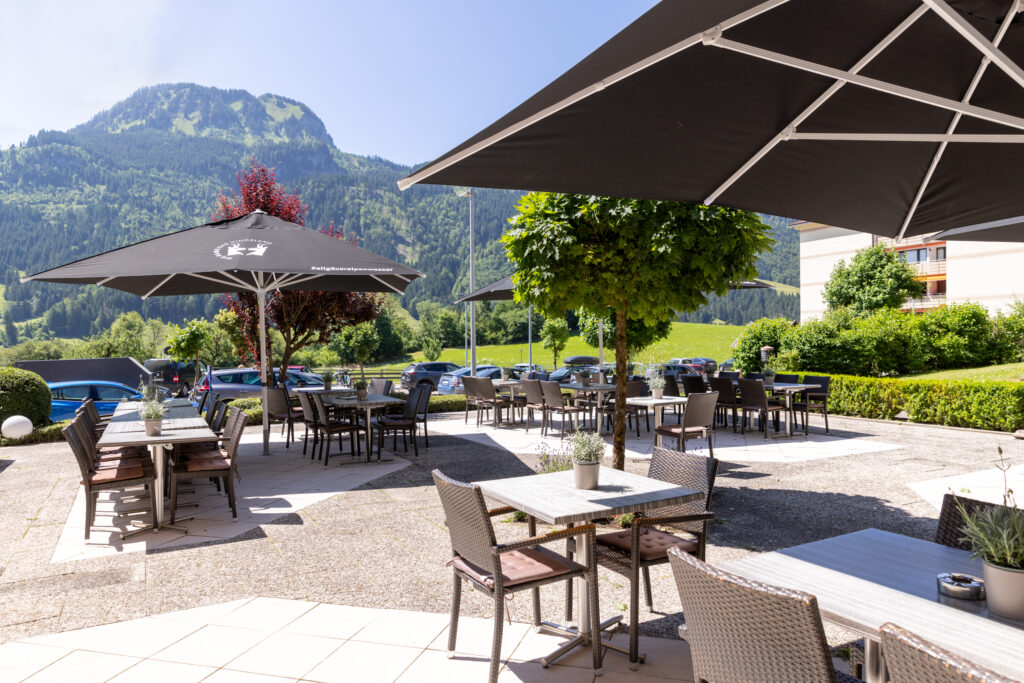 Sonnenterrasse - Hotel die GAMS in Bad Hindelang