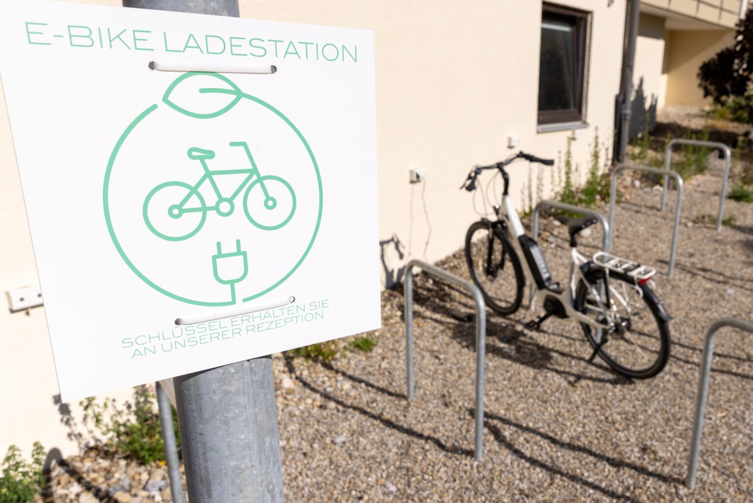 E-Bike-Ladestation am Hotel DIE GAMS in Bad Hindelang