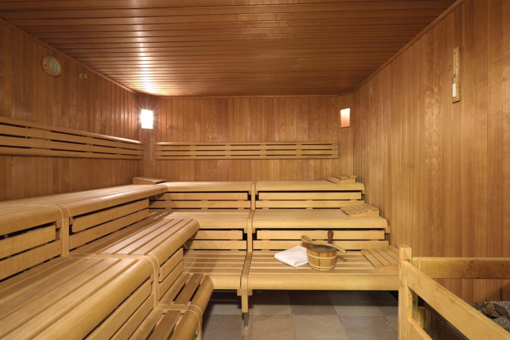 Finnische Sauna im Wellnessbereich von DIE GAMS