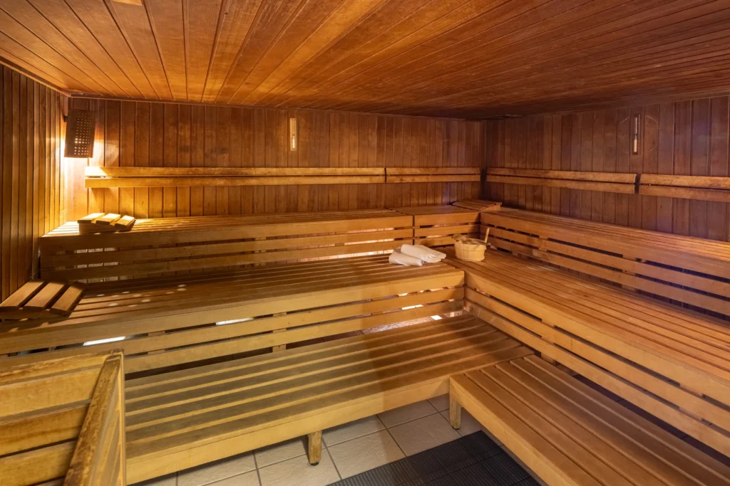 Finnische Sauna im Haus