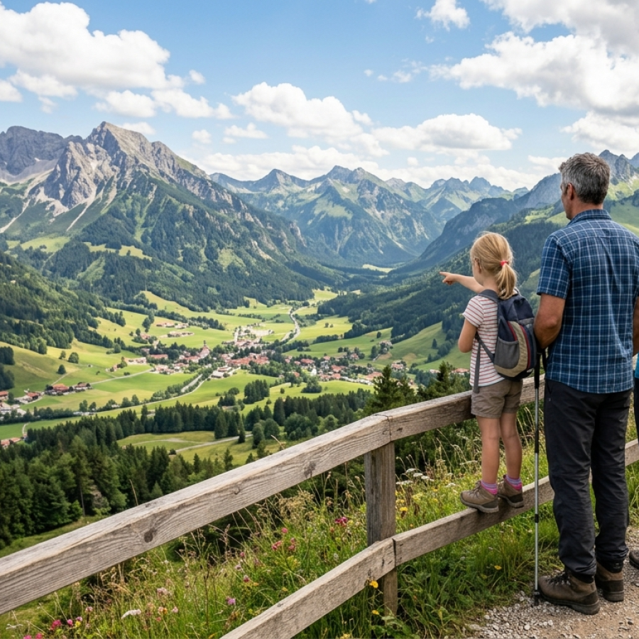 Familienurlaub mit Oma und Opa im Ostrachtal